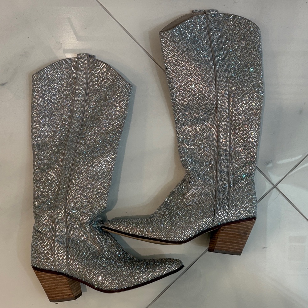 Sequin Cowgirl Boots